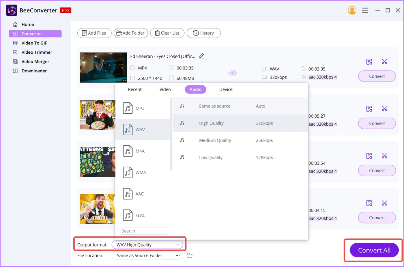 Convert file to any format